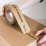 Τυπωμένη Paper Tape Kraft Eco 48mmx50m/108 ρολά (Μονοχρωμία) - Image 2
