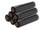 Stretch Film Χειρός 50cm x 124m Μαύρο - Image 2