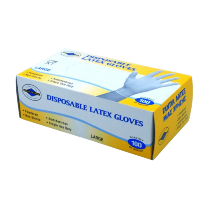gantia-latex Γάντια Latex Λευκά - Image 1