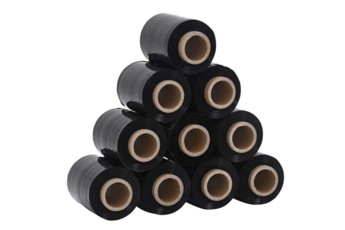 Stretch film χειρός mini roll μαύρο 100mm x 150m